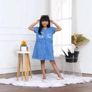 Aira dress anak perempuan 3 -7 tahun terbaru