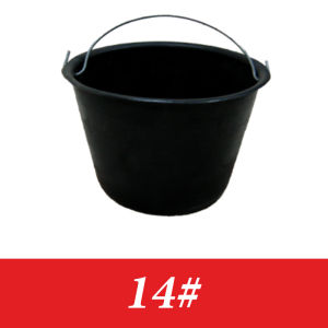 PVC Cement Pail With Handle PVC Garden Pot Heavy Duty Cement Bucket For Construction #12 #14