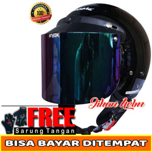 Helm JM Classic / Helm Retro Bogo Classic Jm Coklat Doff Terbaru