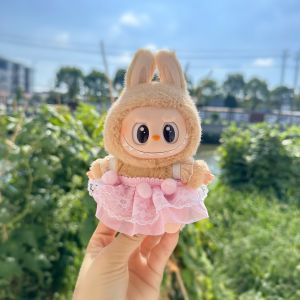 Nanafine【🚀Thai Shipping】(ไม่รวมตุ๊กตา) 👚17 ซม. น่ารักมินิตุ๊กตาเสื้อผ้าชุดอุปกรณ์เสริมเกาหลี Kpop Exo Labubu V1 V2 ตุ๊กตาไอดอลกระโปรงหมวกเสื้อผ้า DIY ของขวัญสำหรับเด็ก