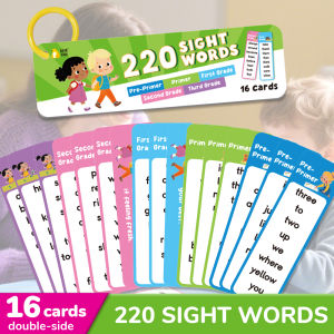 BEAR TALE Montessori Education Flashcards Learning Cards Multi-Themed Cards for Kids Childrens Learning