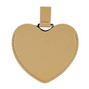 HOMEYOU Ultra-thin Mini Beauty PU Protective Cover Drop Resistant Personalized Stainless Steel Mirror Cosmetic Mirror Compact Pocket Mirror Makeup Mirror
