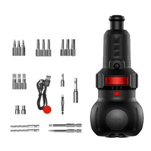 Rechargeable Electric Screwdriver High Torques 8N.m Manual Mode Auto Drive LED Work Light 3Speed Setting Cordlessly Design