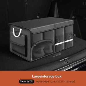Car Boot Organiser Foldable Storage Box Car Boot Organizer Trunk Car Boot Storage Box Organiser 1680D Oxford Cloth