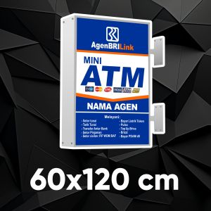 Neon Box Mini ATM - Neon Box BriLink 120x60 cm 2 sisi