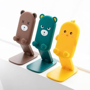 Cartoon Mobile Phone Stand Holder Desktop Lazy Live Show Lifter Adjustable Support phone holder handphone holder