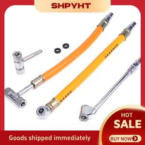 SHPYHT Đầu nối bơm hơi lốp xe đạp xe máy xe tải dụng cụ kim loại vòi phun ô tô van ống dẫn khí kim bơm hơi bơm