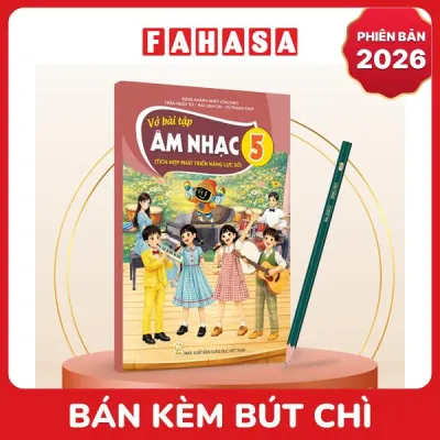 Sách Giáo Khoa Vở Bài Tập Âm Nhạc 5 (Tích Hợp Phát Triển Năng Lực Số) (Phiên Bản 2026) - Kèm Bút Chì