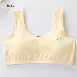 Áo Bra Cotton Cho Bé Gái Mềm Mại Thoáng Khí Co Giãn Nhẹ Nhiều Màu Pastel Họa Tiết Dễ Thương Mặc Hằng Ngày Thoải Mái