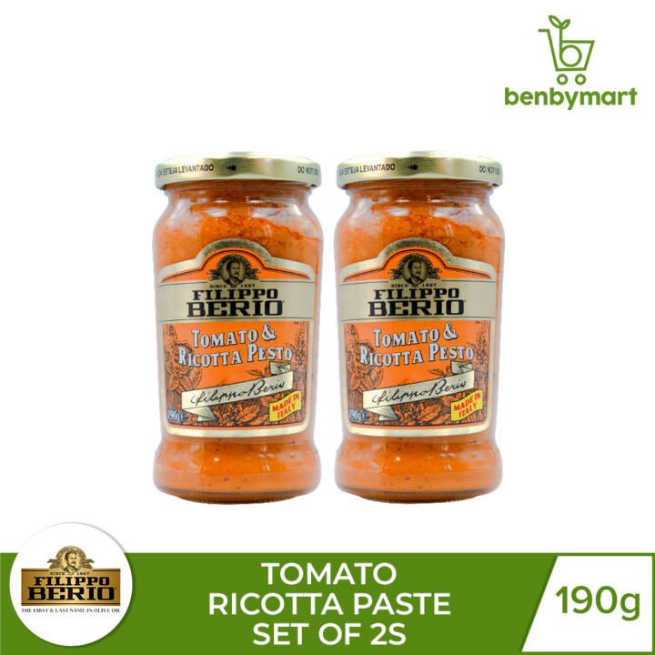 Filippo Berio Tomato & Ricotta Pesto 190g - Set of 2s | Lazada PH
