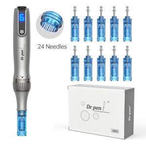 Newest Dr Pen M8S Wireless Dermapen with 10 Pcs Need-leCartridges Profesional Microne-edling Pen MTS Skincare Tools