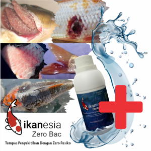 Ikanesia Zero Bac 250 ml Obat Ikan Ampuh Penyakit Ikan Koi Koki Dll Jamur Insang Aeromonas IKANESIA
