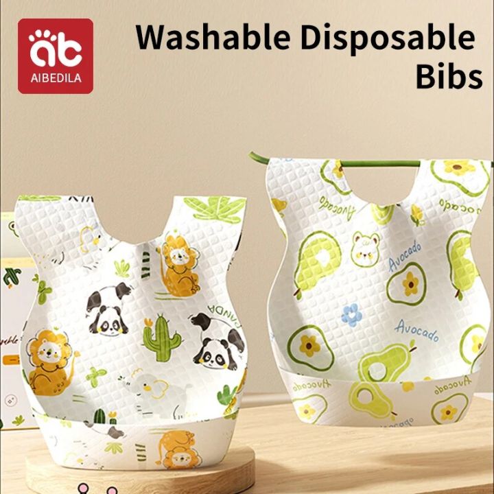 AIBEDILA Bibs for Kids Disposable Bibs Gauze Waterproof Breathable  Lightweight Portable Bib Baby Things for Babies Newborn Eat Lazada PH
