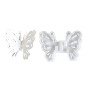 Flexible Silicone Mold 3D Splicing Butterfly Shaped Decoration Making Mould Practical Gypsum Mould for Desktop Ornament