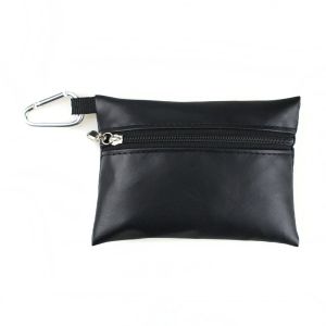 HUNIU Durable Leather Storage Pouch Golf Accessories Storage Bag Golf Ball Tee Golf Tee Holder Bag Golf Tack Bag Golf Tee Bag Golf Tee Storage Bag