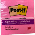 3M Post-it Sticky Notes 654-24SSMIA CP PINK, 3x3, 90 sheets, 3x3, 100 sheets. 