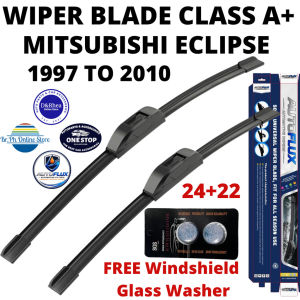 AutoFlux Wiper Blade Class A+ Mitsubishi Eclipse 1997 To 2010 FREE Windshield Glass Washer | 24+22