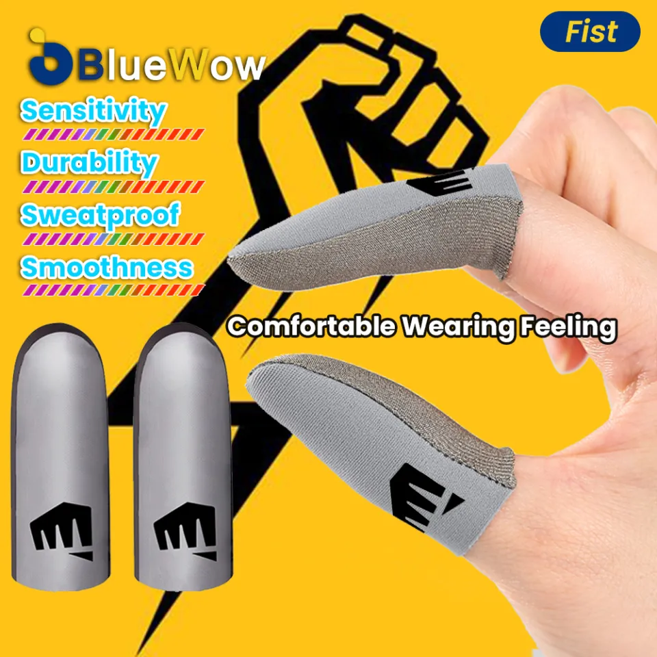 Upgraded】Gaming Finger Gloves With Box Breathable Fingertips For