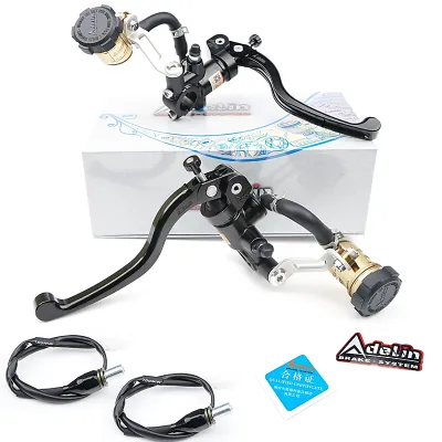 Adelin PX1 Silver Original Racing Brake Clutch Master Cylinder Lever Handle 17.5mm Kawasaki Yamaha Honda R6 Fz6