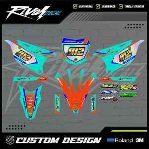 DECAL KX 85 FULL BODY STIKER KX 85 DECAL GTX STIKER FREE CUSTOME DESIGN