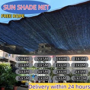 Thickened SUN SHADE NET 8X10M High Quality Sunscreen Net Roof Garden Vehicle Plants Net