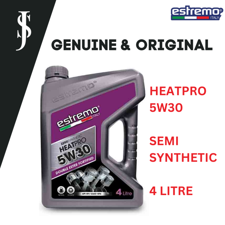 Estrimo ESTREMO HEATPRO Semi Synthetic Engine Oil Motor Oil Lubricant Minyak ...