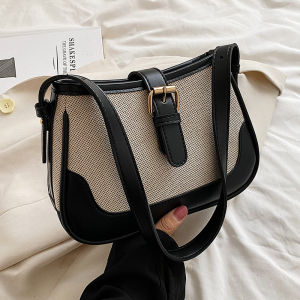 Kstyle Women Elegant Premium PU Leather Retro Fashion Crossbody Bag Shoulder Bag Sling Bag Travel Casual Handbag Beg Wanita Murah Cantik- 9803