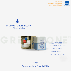 【Up to 650 flush】Bioion Toilet Flush | Sanitize Remove odour Bleach-free Long-lasting fragrance 