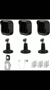 360 Degree Adjustable Mount Sync Module Outlet Mount for All-New Outdoor Security Camera System Bracket Accessories