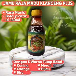 JAMU CAP RAJA MADU KLANCENG KELANCENG PLUS ASLI 150ml PEGAL LINU ASAM URAT PAKET 10 BOTOL