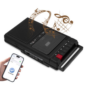 ⭐️Local Delivery⭐️Cassette Player Converter Portable Cassette To MP3 Music Via U Disk/SD Card Or PC Record To Cassettes/USB/SD Card Via Mic
