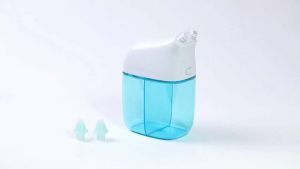 ระบบล้างจมูก การดูแลจมูก เครื่องล้างไซนัส เครื่องล้างจมูก เครื่องทำความสะอาดจมูกพร้อมฟังก์ชันเก็บของเสียอัตโนมัติสำหรับไซนัส น้ำมูกไหล จมูกอุดตัน สีเทา