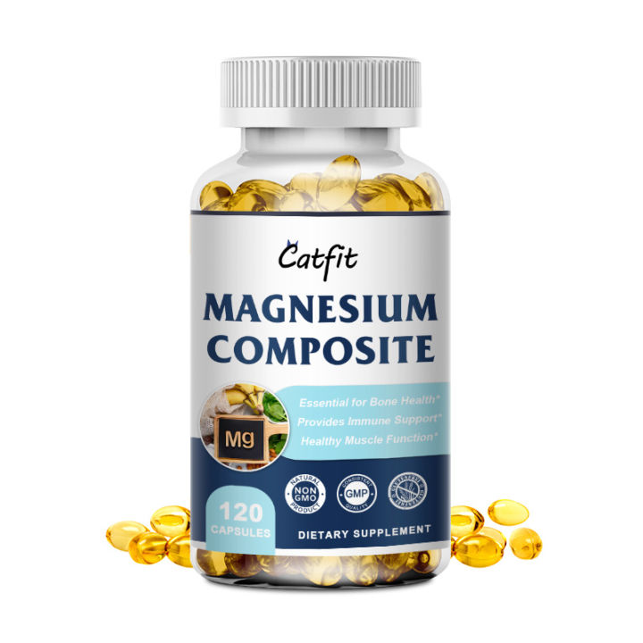 Magnesium Complex Capsules 100mg (Magnesium Malate, Glycinate, Citrate ...