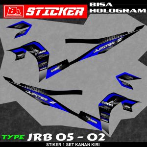STIKER STRIPING JUPITER Z 115 ROBOT STICKER PREMIUM BISA HOLOGRAM JRB 5