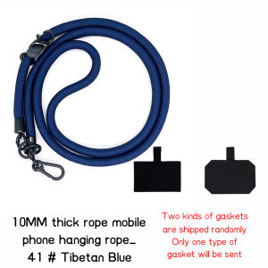10mm Thick Rope Phone Lanyard Crossbody Strap with Metal Hook & Patch for All Phones⚡PH deliveryIn stock⚡