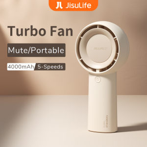 JISULIFE Quạt Mini Có Thể Sạc Lại Quạt Xách Tay Sinh Viên Cầm Tay USB 4000MAh