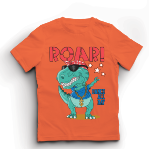 Baju Kaos Distro Anak Laki Laki Gambar Dinosaurus Lucu Import Usia 1 - 10 Tahun - Hypelane Kids