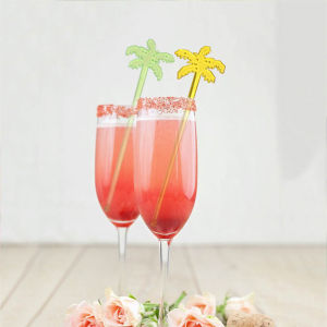 [Alex Do] Hot Sale 50pcs Coconut Tree Cocktail Swizzle Sticks Drink Stirrer Coffee Muddler Puddler