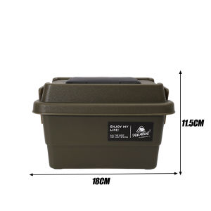 Outdoor Tissue Case Desktop Napkin Paper Storage Box Portable Camping Picnic Seasoning Bottle Organizer Sundries Bucket