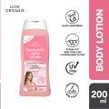 LUXE ORGANIX NIACINAMIDE + ALPHA ARBUTIN VELVET BODY LOTION SPF 10 200ML. 