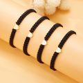 Gelang Huruf Inisial Emas 26Huruf Gelang Couple Gelang Tangan Rajut Tail Gelang Bracelet. 
