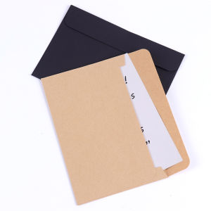 GONUUWGL Simplicity High Quality Stationary Black Red For School Office Business European Style Letter Supplies Paper Envelopes Gift Card Envelope Envelopes