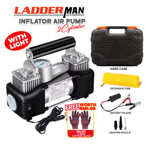 Double Cylinder Portable Car Tyre Inflator Air Pump 12V Air Compressor YT-202