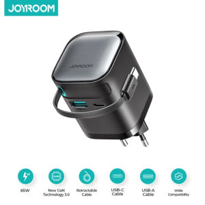 [พร้อมส่ง] Adapter JOYROOM TCL02 อแดปเตอร์ 65w พร้อมสายชาร์จ ในตัว Adapter Fast Charge GaN 65w ชาร์จเร็ว หัวชาร์จ มือถือ