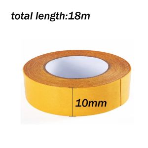 10mm/25mm 20meter Double Tape Kain Dua Sisi Kuning Isolasi Selotip Super Kuat Tanpa Bekas Lem Serba Guna