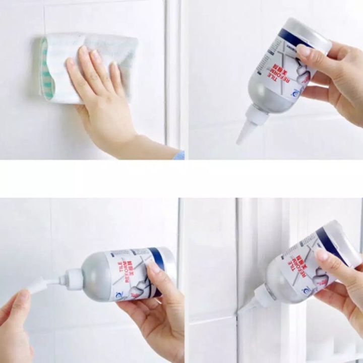 Cairan Pengisi Nat Celah Keramik/ Wastafel / Ubin /  Kamar mandi Cairan Anti Jamur Tile Reform isi Tile Grout