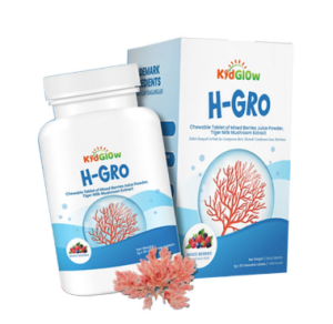 【Aayu Clinics】Ready Stock✅KidGlow H-GRO Nutritional Height Booster Calcium 营养增高钙