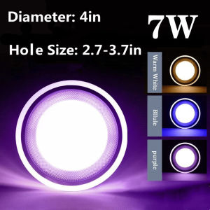 2026 Modern Design Tri Color Pin light LED Recessed Ceiling Light RGB Pinight Multicolor Square Round Downlight JANLAS