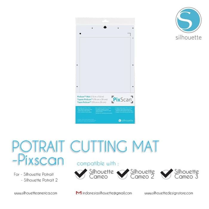 Murah Portrait Cutting Mat Pixscan Silhouette Portrait Cameo