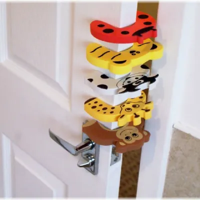 2pcs Baby Child Proofing Door Stoppers Finger Safety Guard Noise Prevention Anti-pinch Proofing Door Stoppers Finger Safety Guard